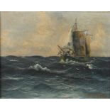 Edmund Völz, Segelschiff auf hoher See