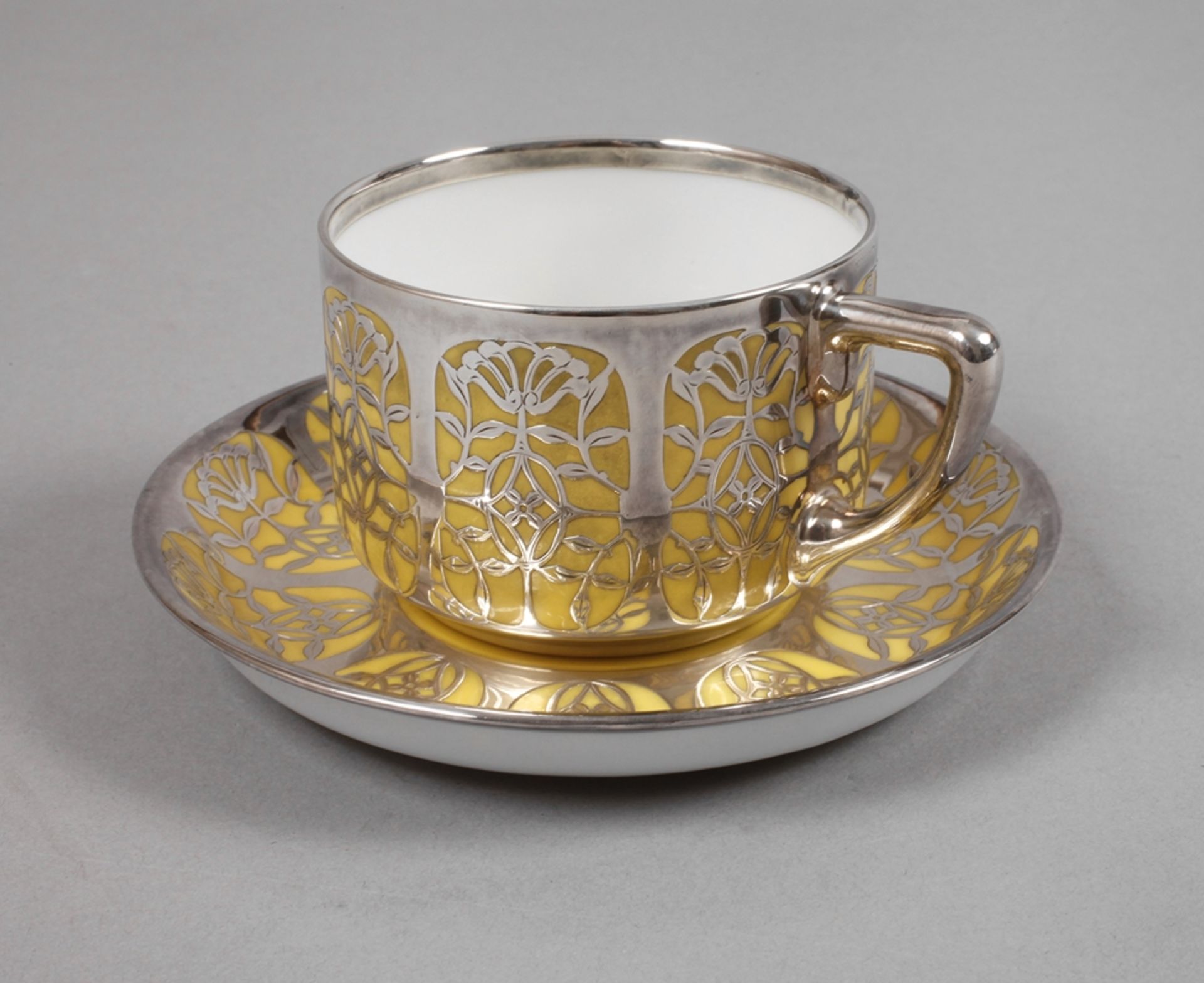 Rosenthal Tasse Silberoverlay