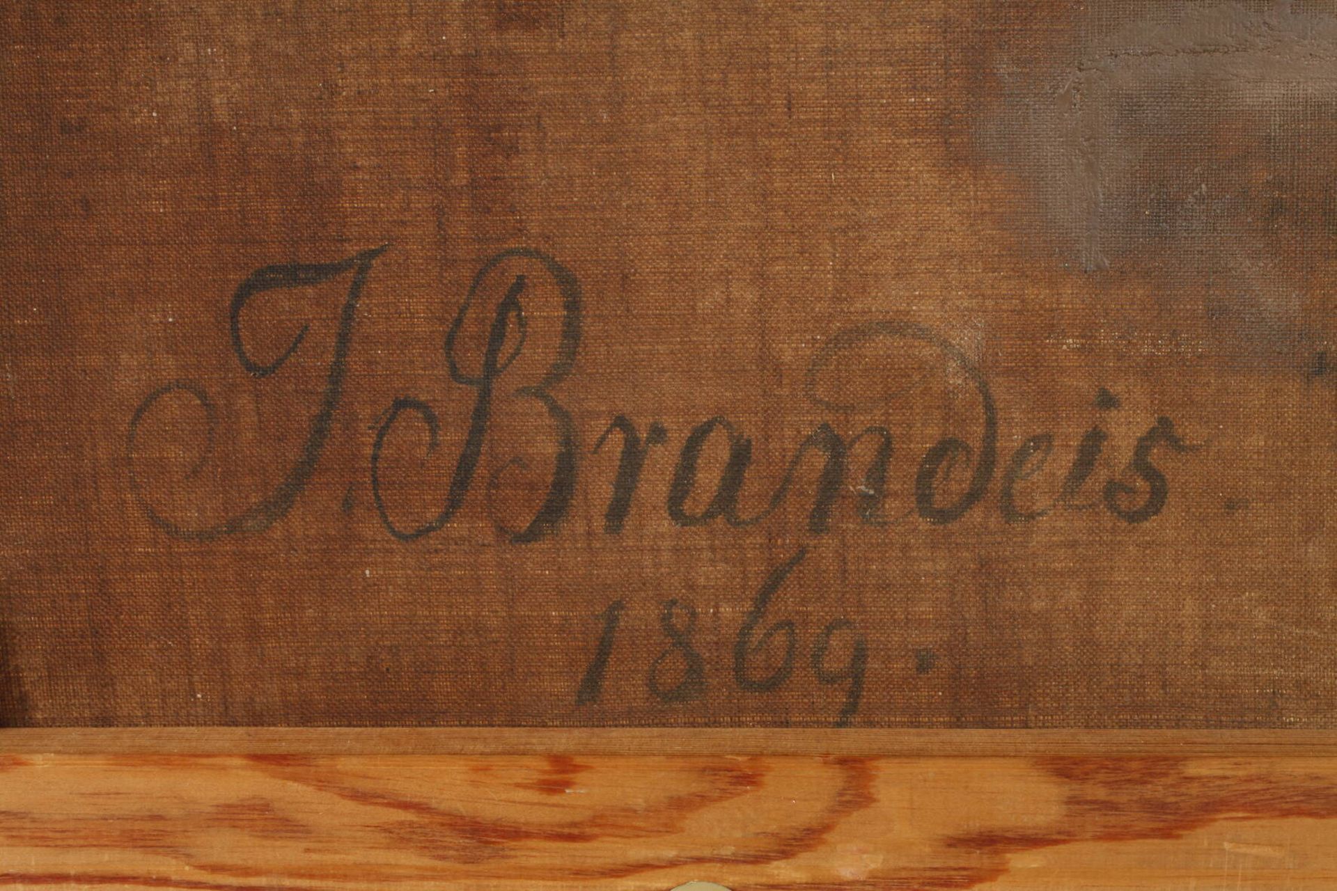 Johann Brandeis, Herrenportrait - Image 6 of 6