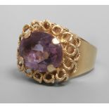 Damenring mit Amethyst