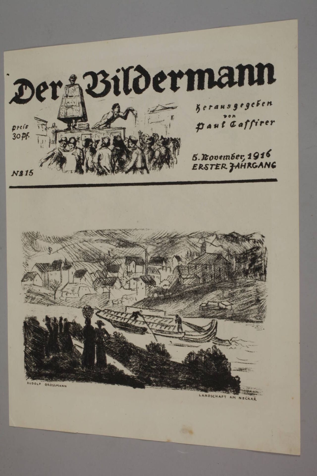Ernst Ludwig Kirchner, "Auf dem Kasernenhof" - Image 5 of 6