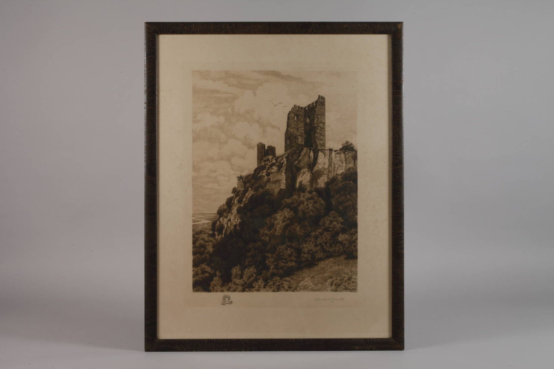 Albrecht Bruck, Burgruine - Image 2 of 4