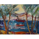 Johannes Zepnick, attr., "Aqaba - Der Hafen"