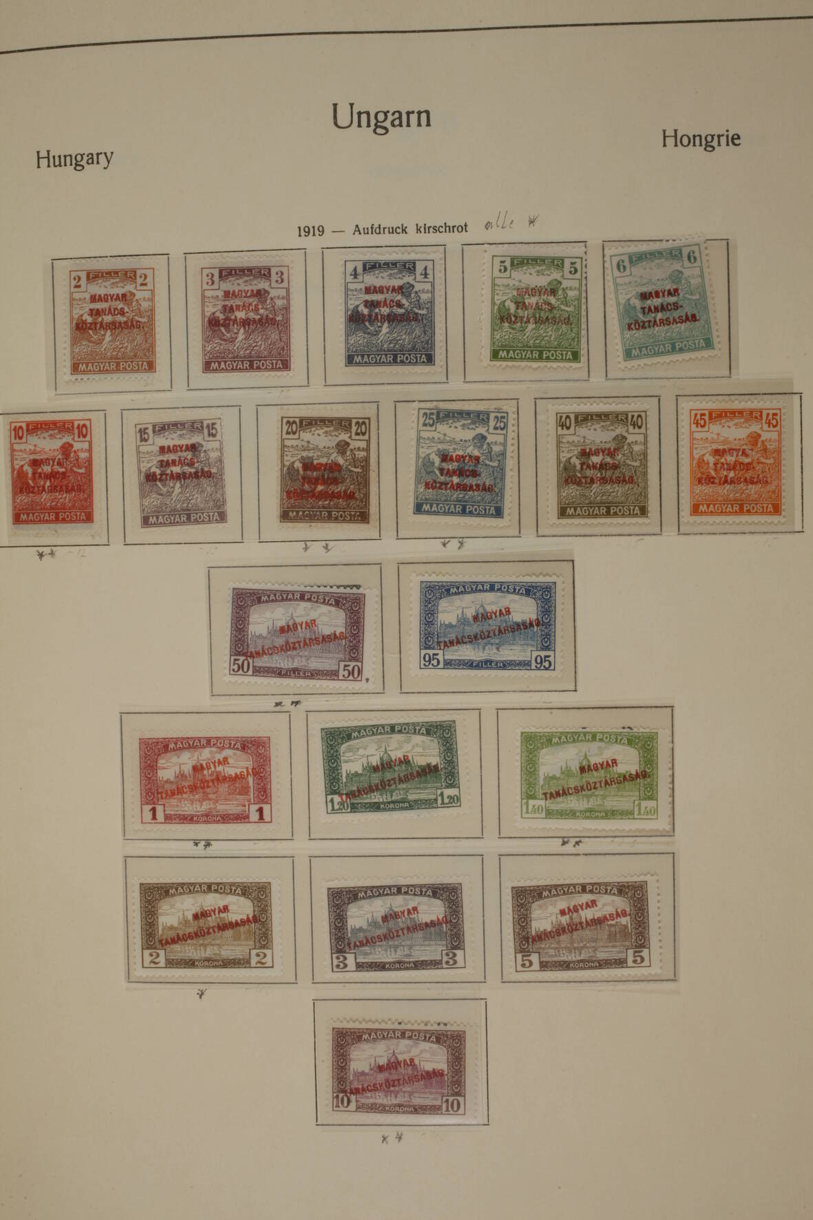 Briefmarkensammlung Ungarn - Image 8 of 17