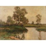 Otto Wild, "Landschaft bei Lilienthal, Worpswede"