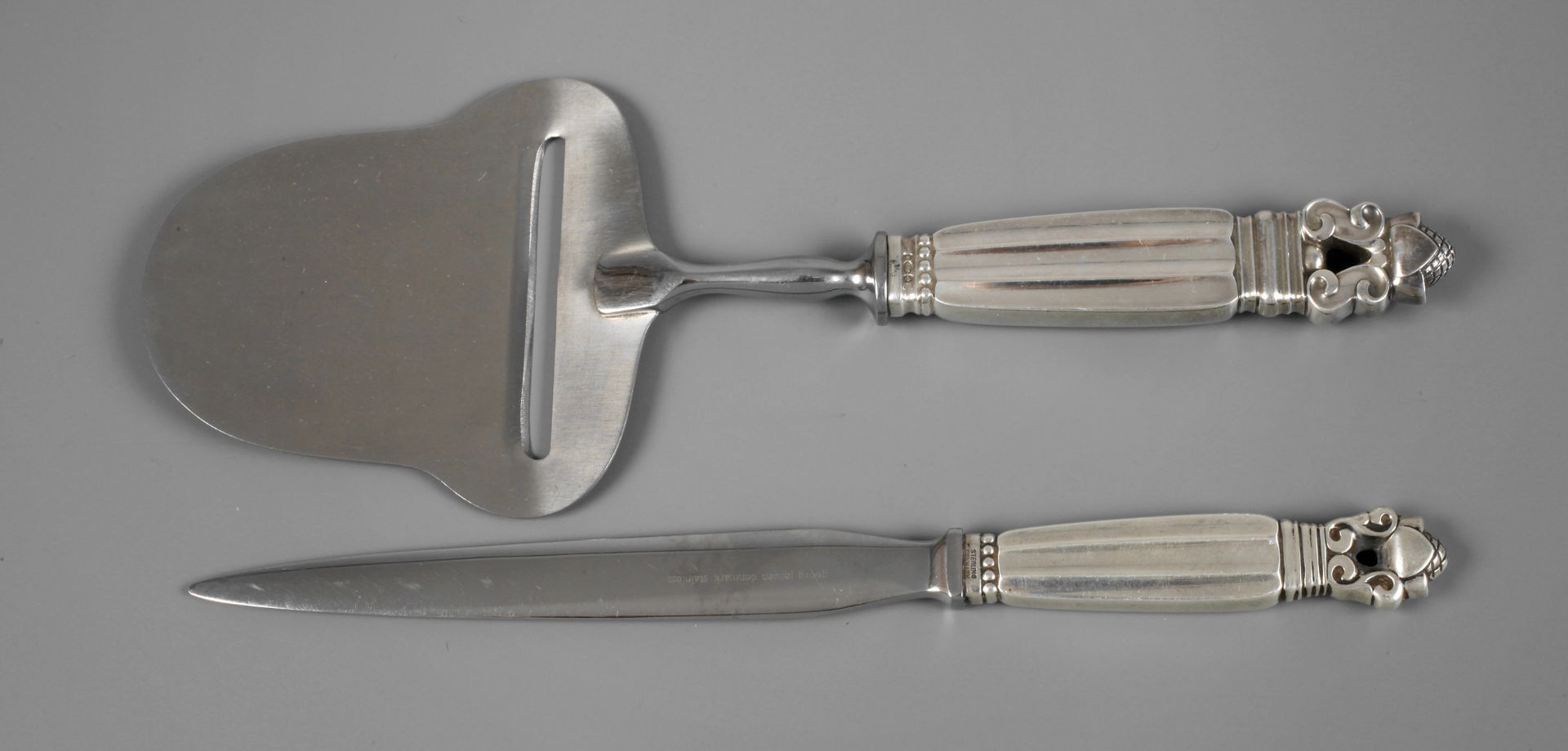 Georg Jensen Käsehobel und Papiermesser