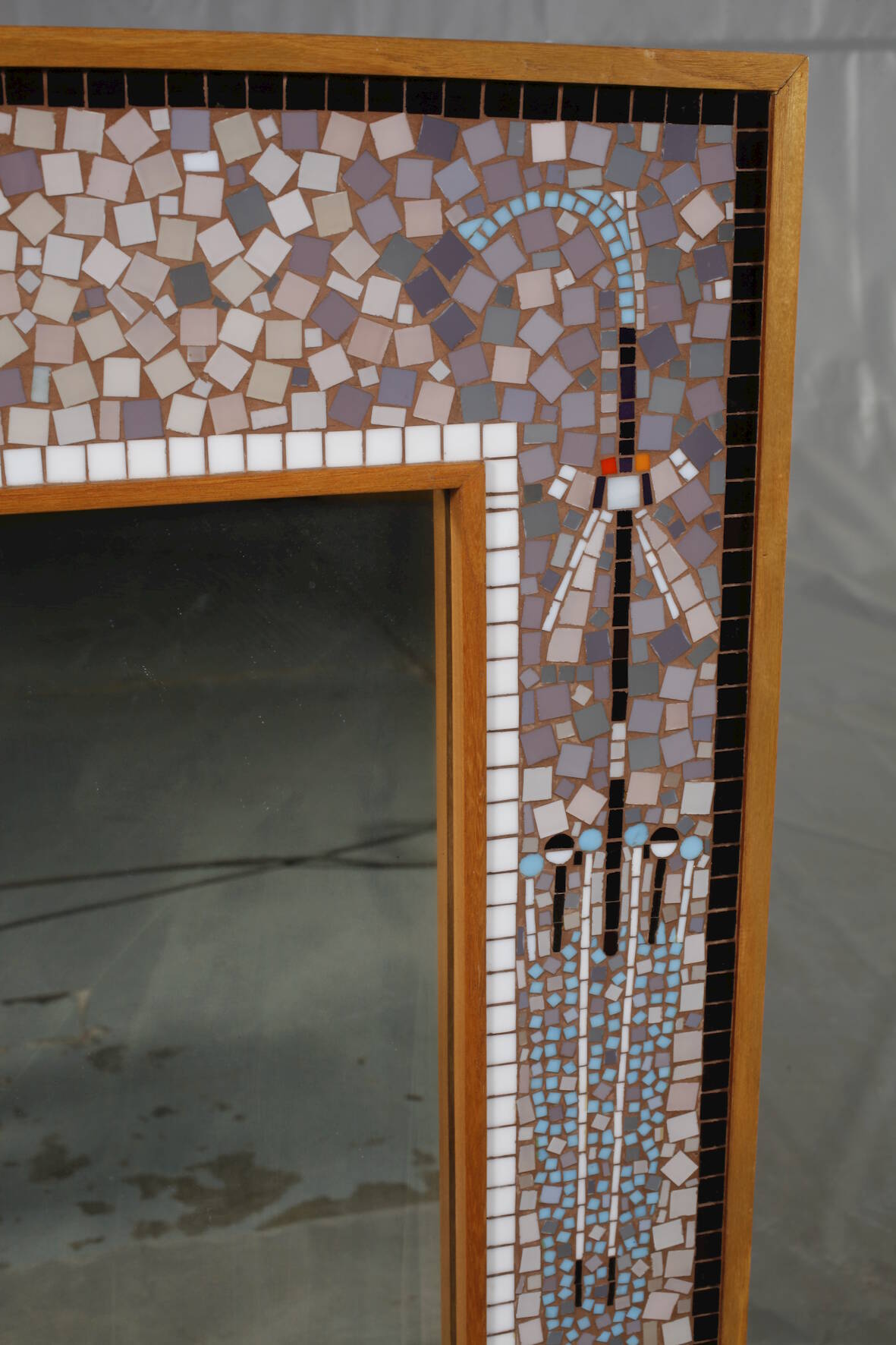 Mosaik-Wandspiegel - Image 3 of 4