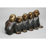 Loriot, "Comedian Harmonists" Bronze