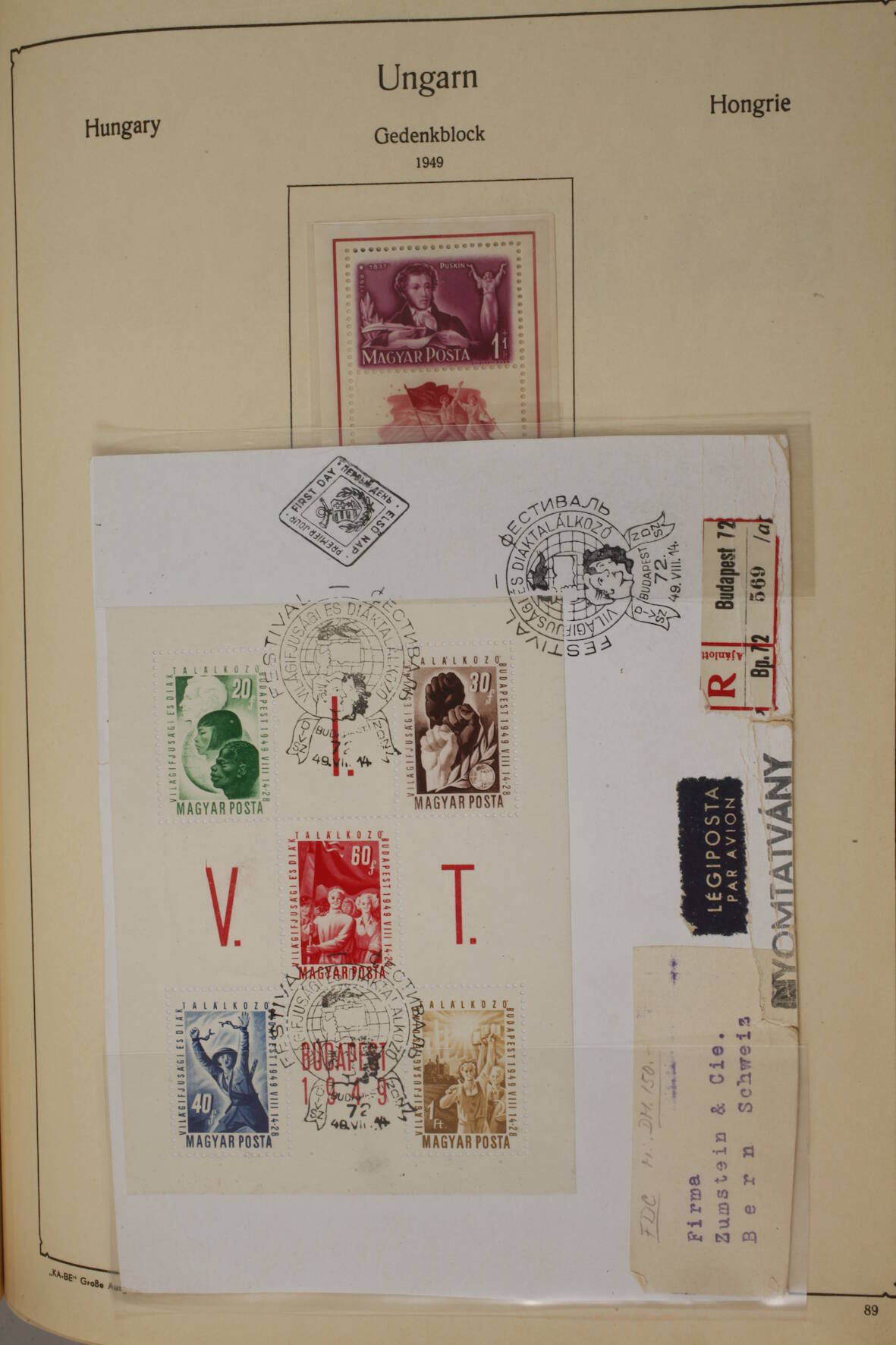 Briefmarkensammlung Ungarn - Image 13 of 17