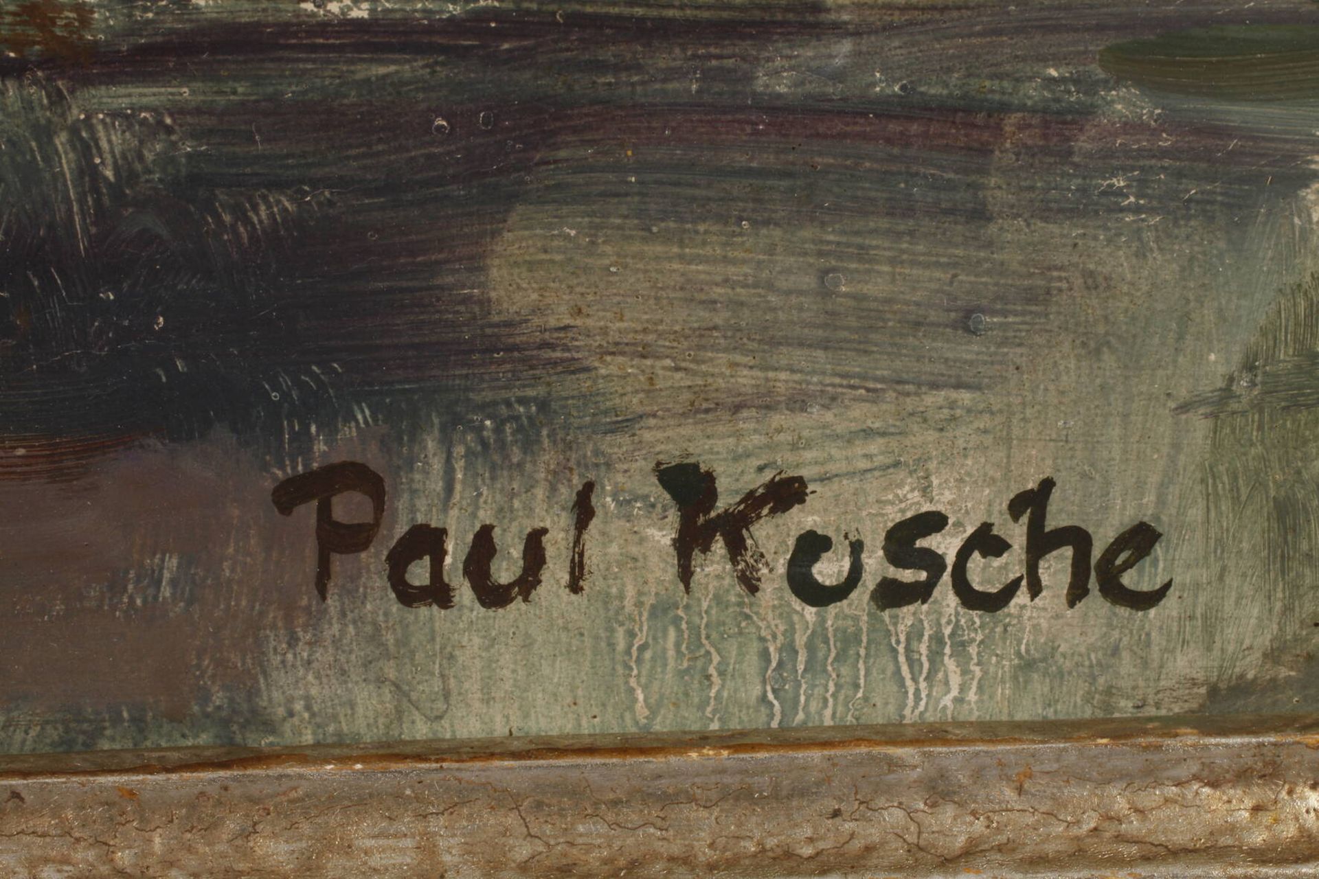 Paul Kusche, Dahlienstillleben - Image 3 of 4