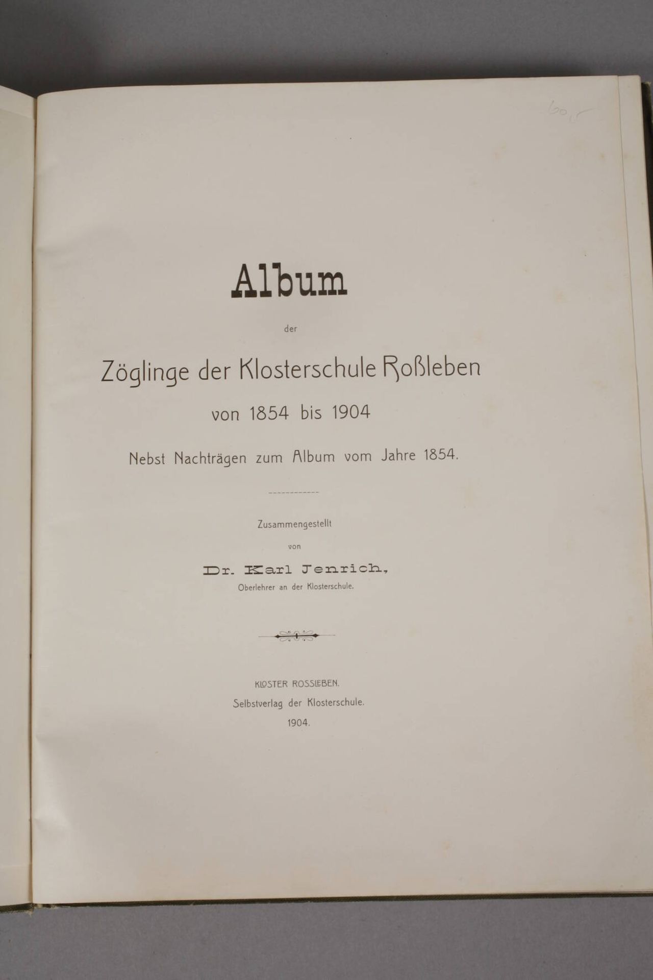Album der Zöglinge der Klosterschule Roßleben - Bild 2 aus 4