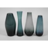 Vier Vasen 50er-Jahre-Design