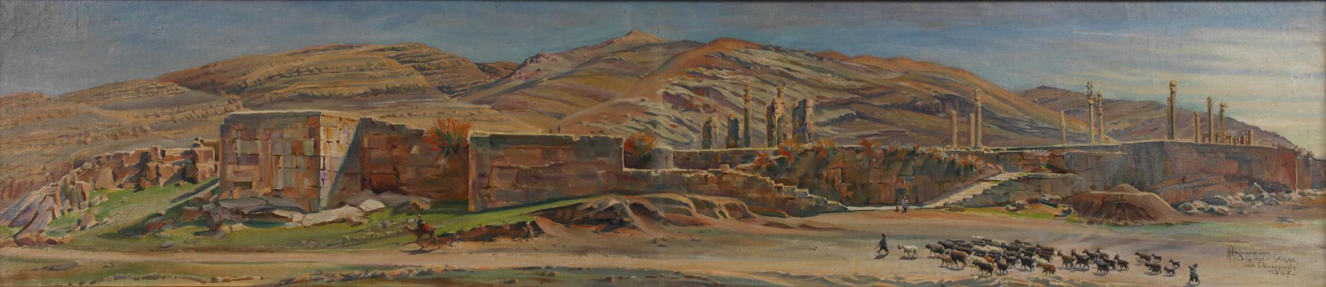 Albert Hunnemann, Panorama von Persepolis