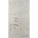 Salvador Dali, attr., Surrealistische Komposition