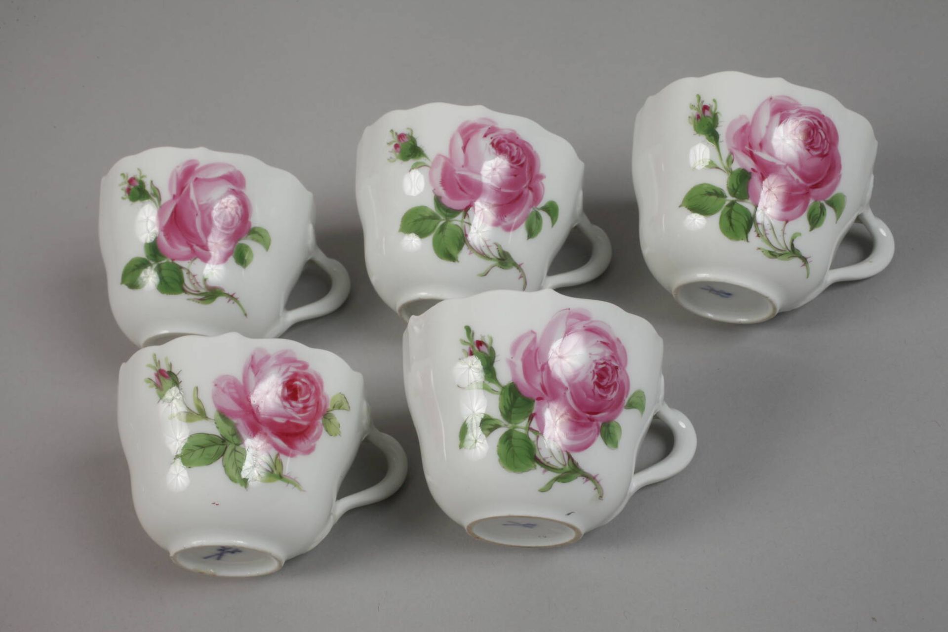 Meissen Mokka-Restservice "Rote Rose" - Bild 8 aus 8