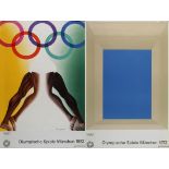 Zwei Plakate Olympische Spiele München 1972