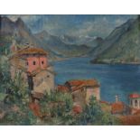 Karl Roth-Coraux, Italienische Seelandschaft