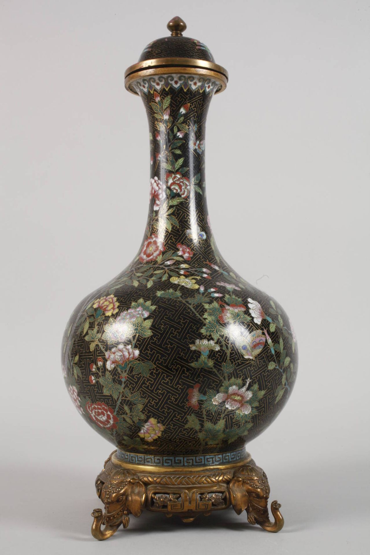 Deckelvase Cloisonné - Image 5 of 9