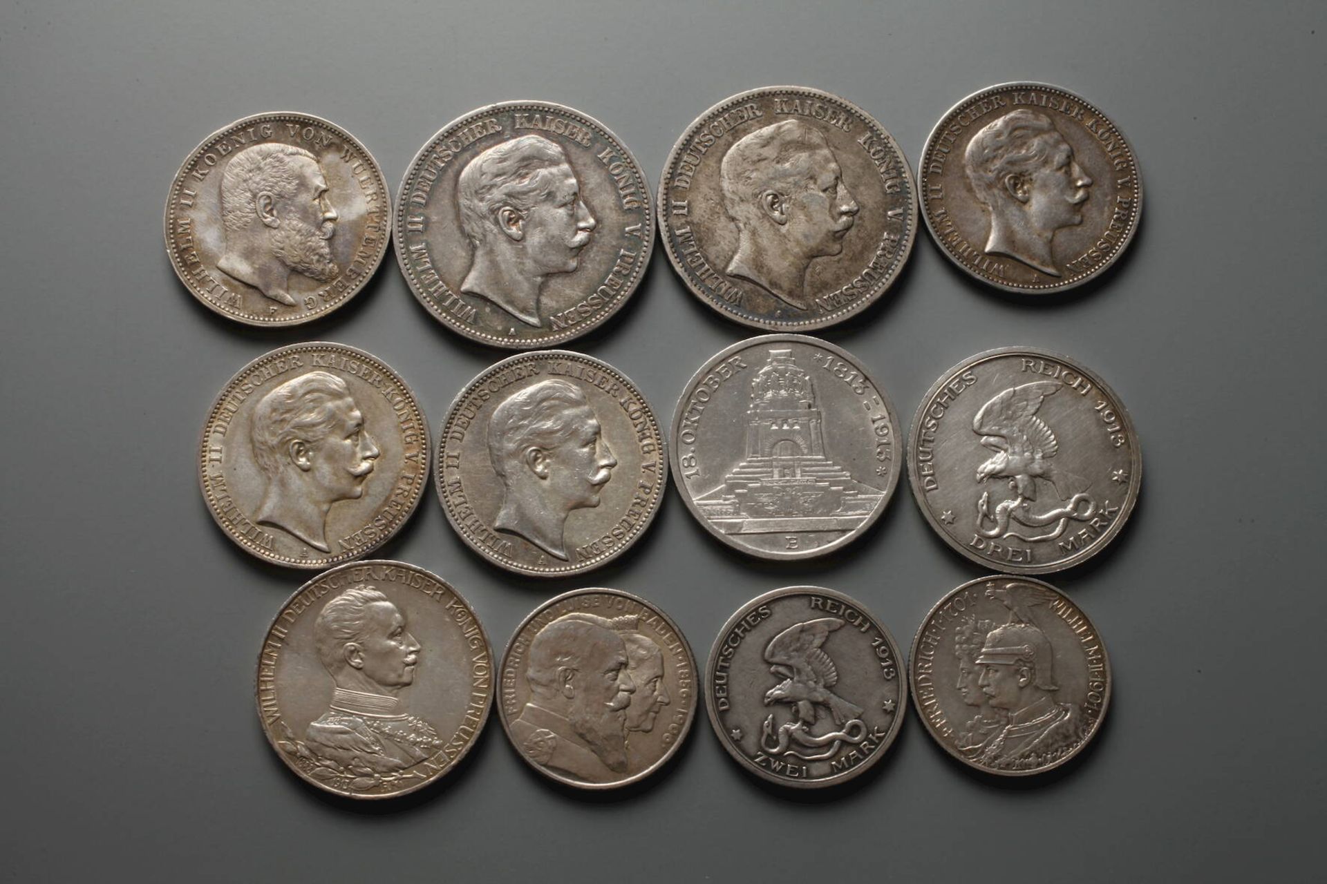 Konvolut Silbermünzen Kaiserreich - Image 2 of 3