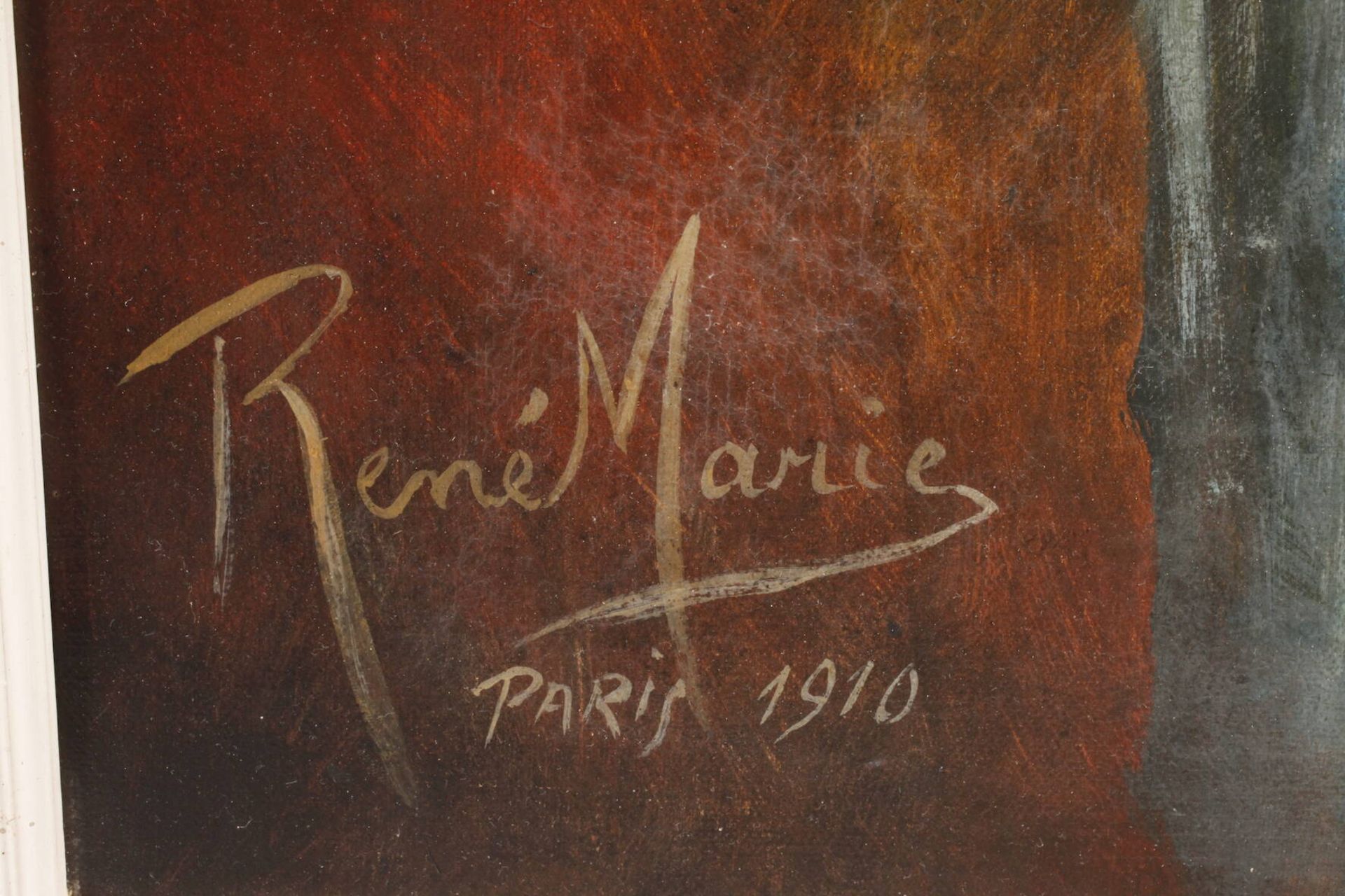 René Marie, Damenportrait "La Môme de Paris" - Image 4 of 7