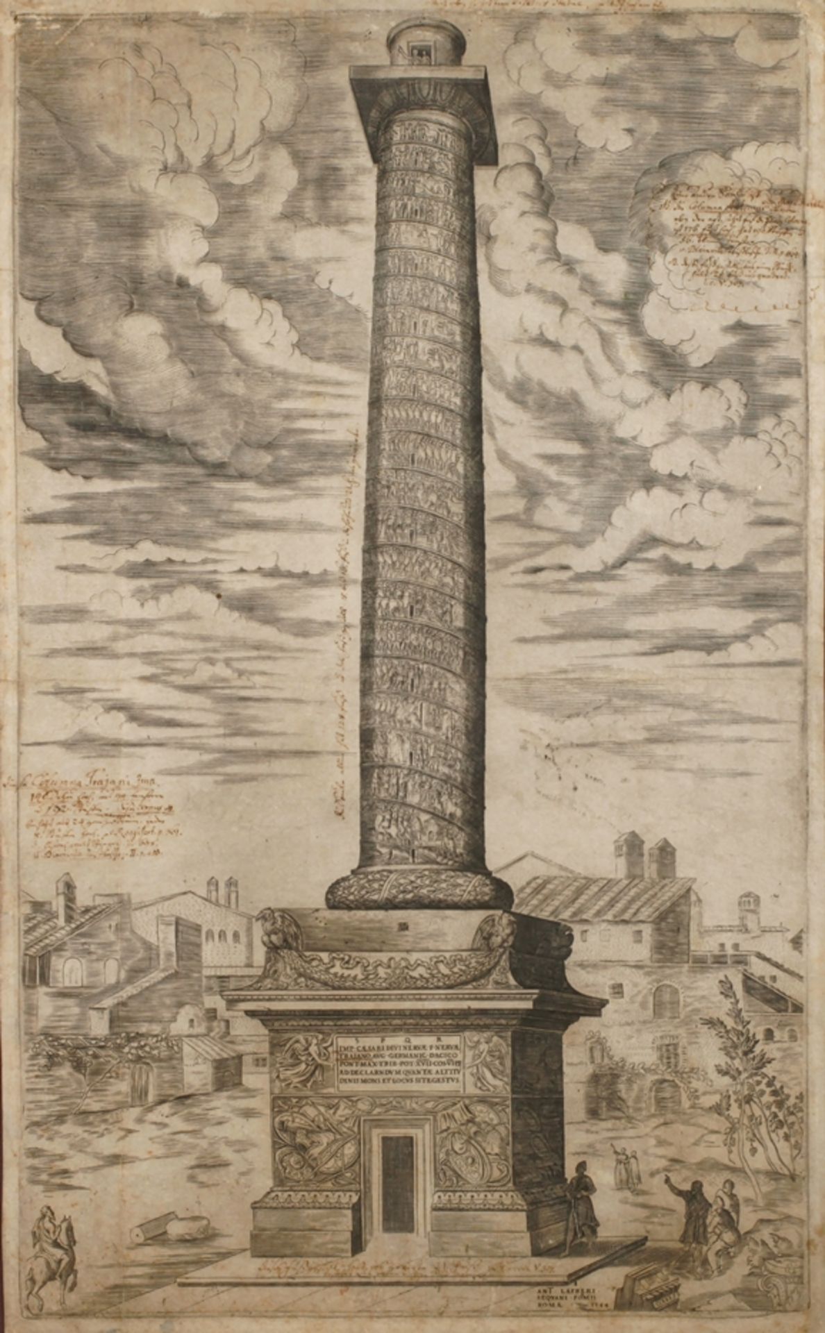 Antonio Lafréry, Die Trajan-Säule in Rom