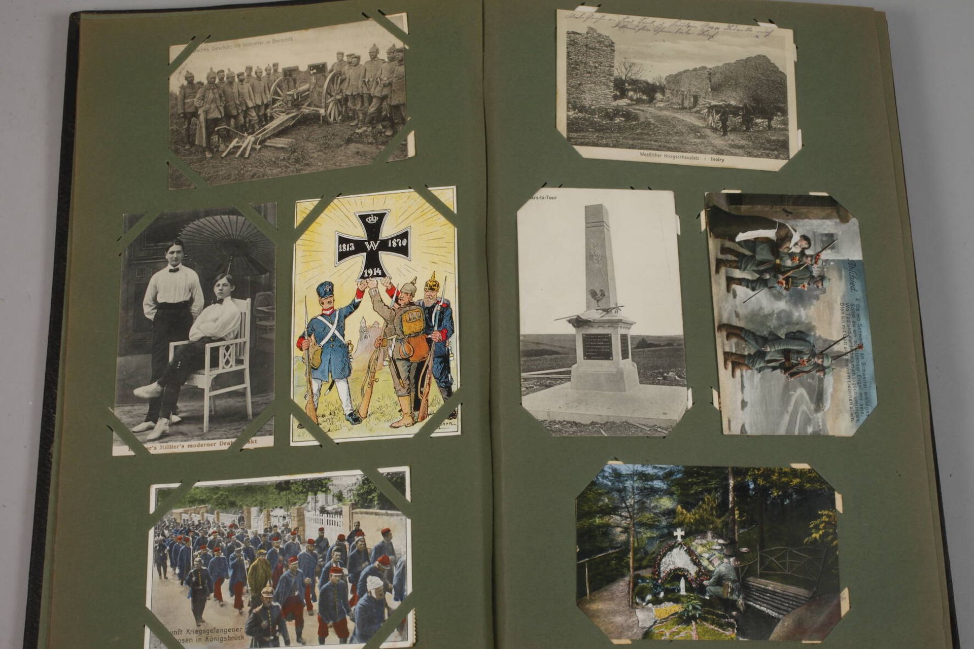 Postkartenalbum 1. Weltkrieg - Image 3 of 14