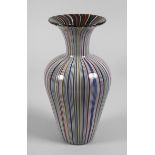 Murano Vase strisce multicolori