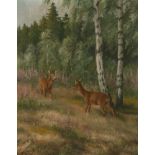 Friedrich Reimann, Rehe am Waldrand