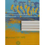 Fünf Plakate Olympische Spiele München 1972