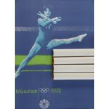 Fünf Plakate Olympische Spiele München 1972