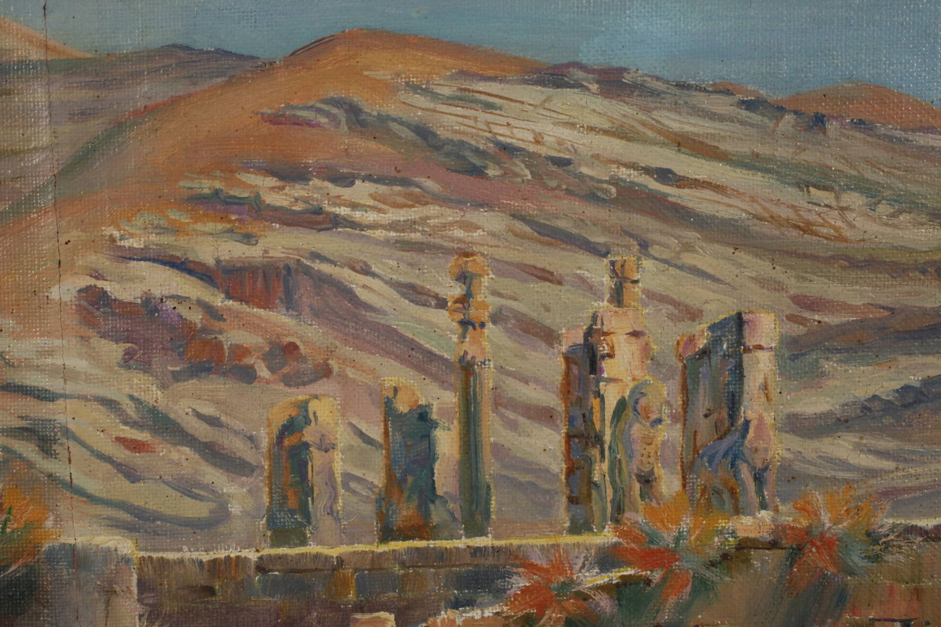 Albert Hunnemann, Panorama von Persepolis - Image 6 of 12