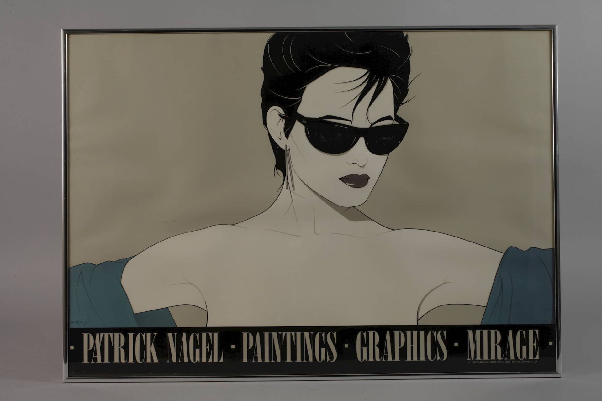 Patrick Nagel, Frau mit Sonnenbrille - Image 2 of 4