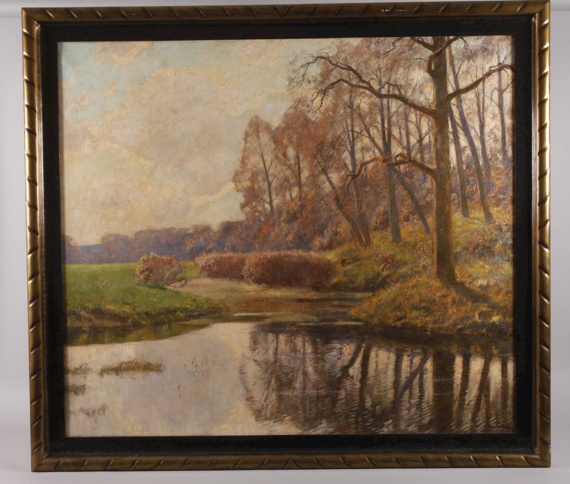 Hans Greinke, Herbststimmung am Weiher - Image 2 of 5