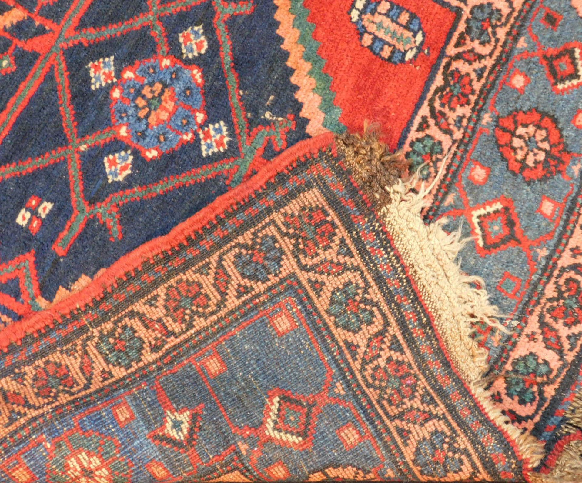 Kurdischer Läufer - Teppich. Antik. - Image 2 of 6