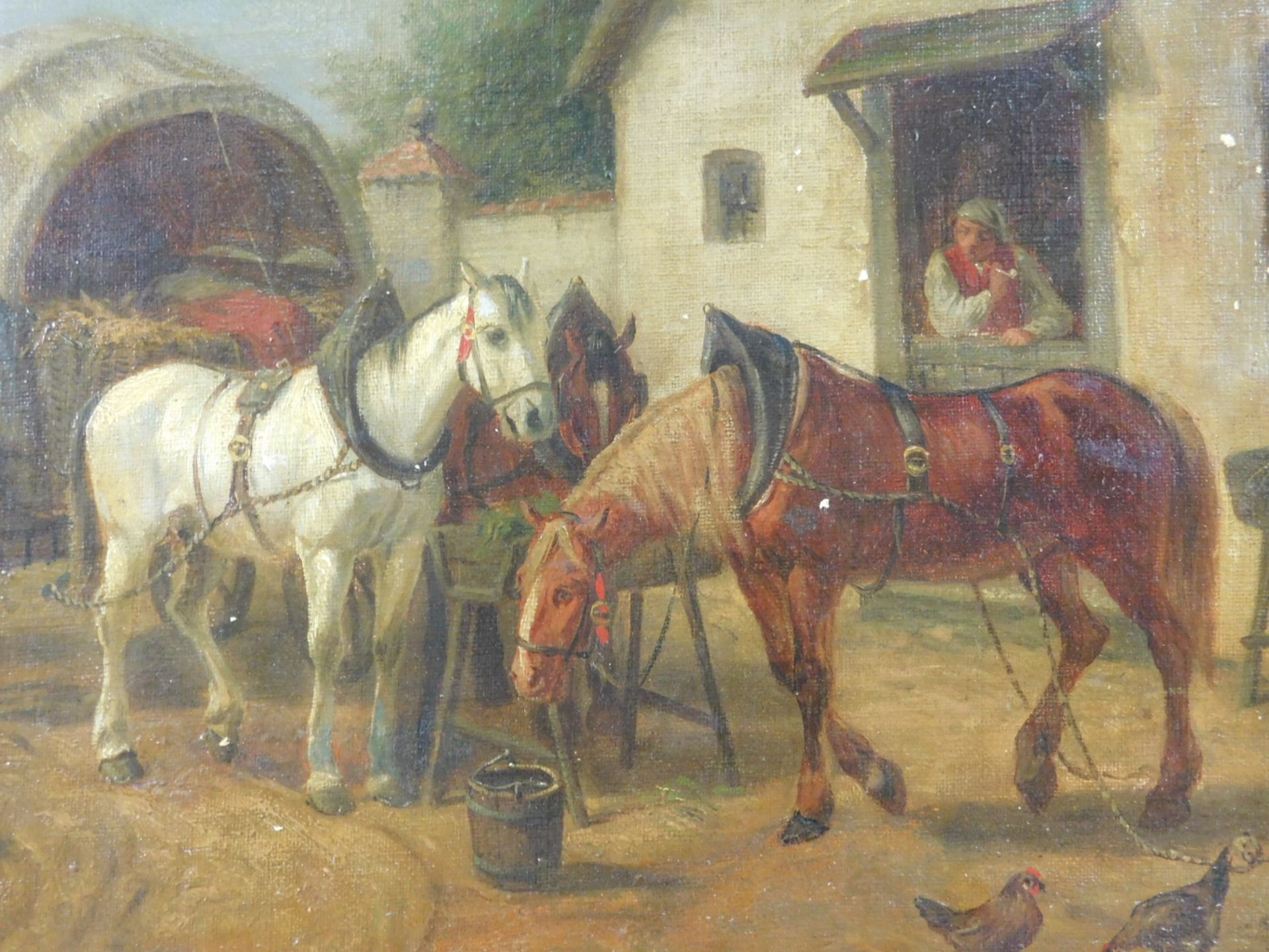 Edmund DITTMANN (act.c.1856 - c.1876). Pferde vor der Station. - Image 10 of 22