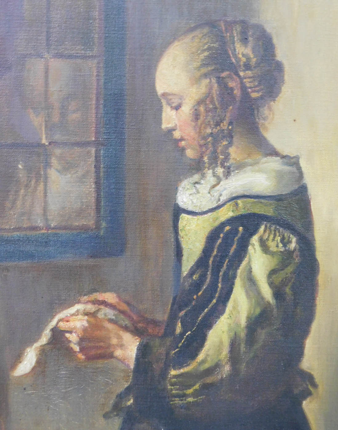 Nach Johannes VERMEER (XIX - XX). Brieflesendes Mädchen. - Image 3 of 10