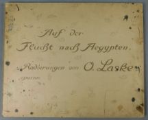 Oskar LASKE (1874 - 1951). "Auf der Flucht nach Ägypten. Opus XXIV".