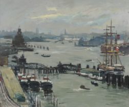 Paul PAESCHKE (Zugeschr.) (1875 - 1943). Hamburger Hafen.