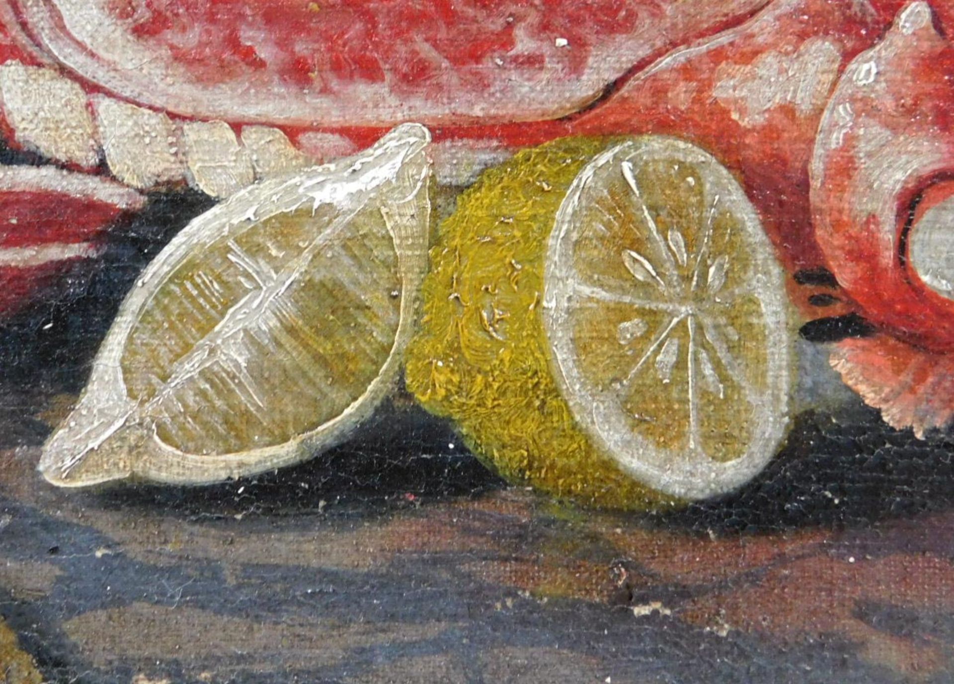 UNDEUTLICH SIGNIERT (XIX/XX). Champagner mit Austern und Hummer. - Bild 6 aus 21