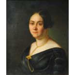 UNSIGNIERT (XIX). Portrait einer Dame.