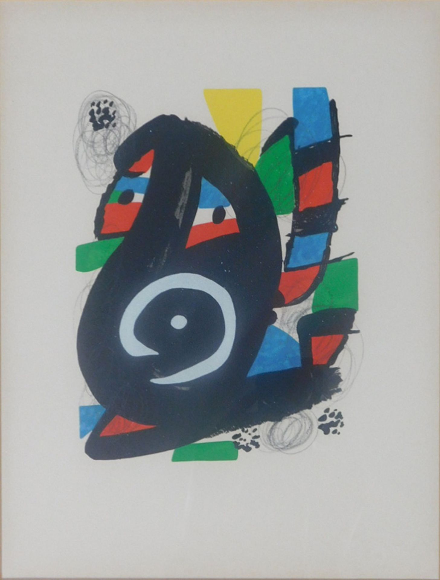 Joan MIRO (1893 - 1983). "La Mélodie Acide" (1980).