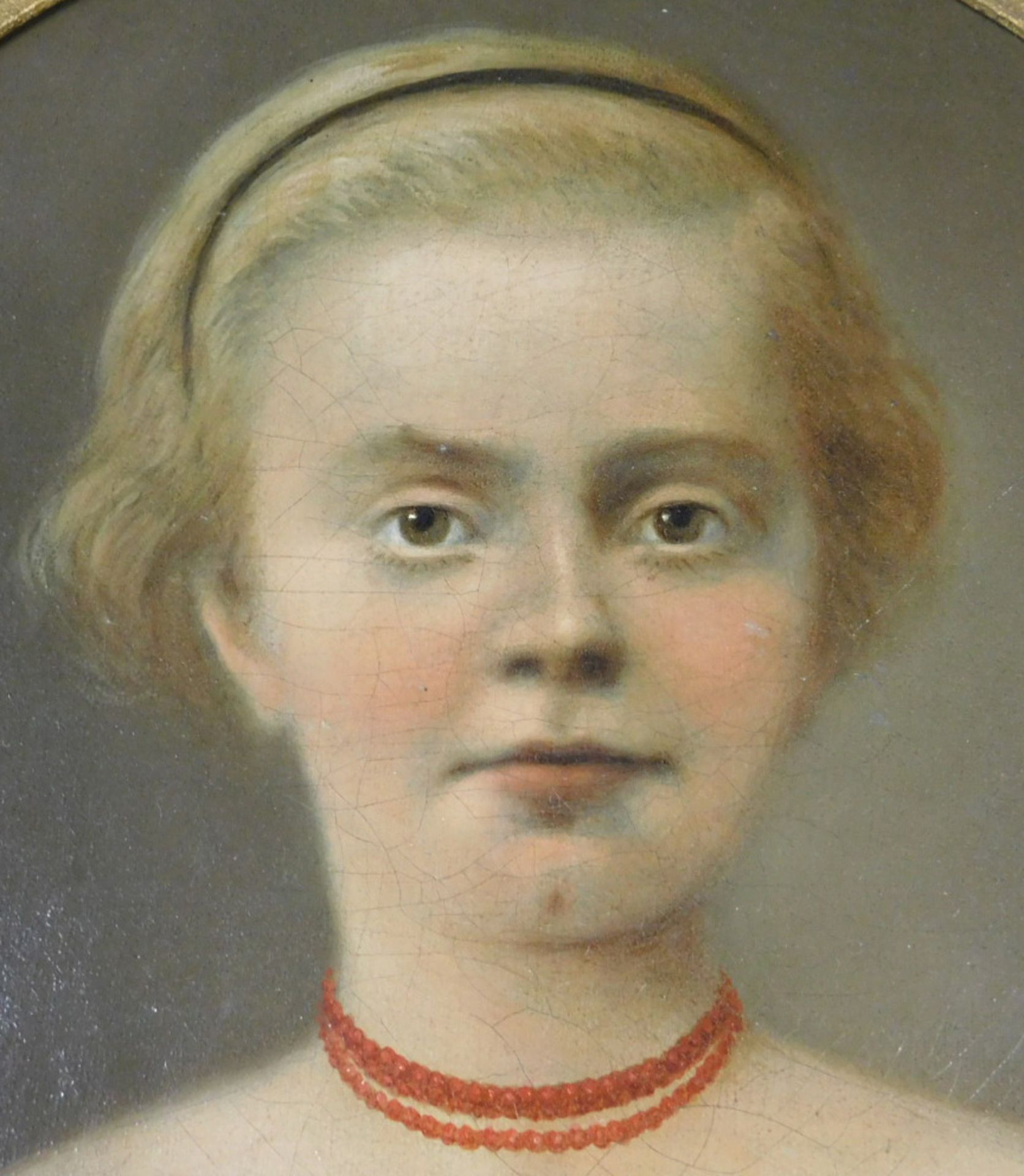 UNSIGNIERT (XIX - XX). Portrait eines Mädchens um 1900. - Bild 3 aus 10