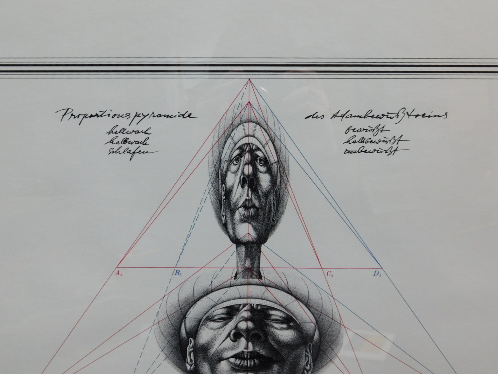 Rudolf HAUSNER (1914 - 1995). "Adam proportional, Seriegraphie". - Image 6 of 10