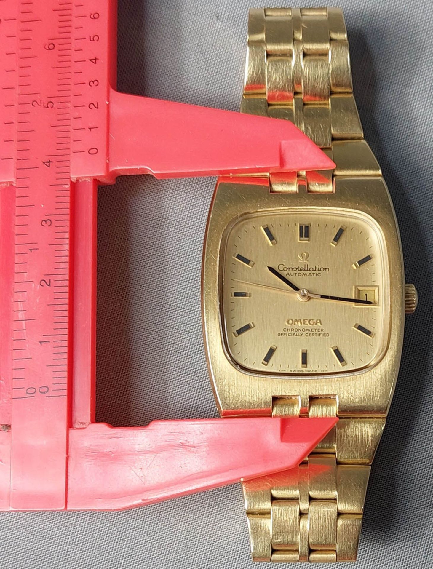 Omega Constellation Gold 750 Herren Armbanduhr. - Image 10 of 10