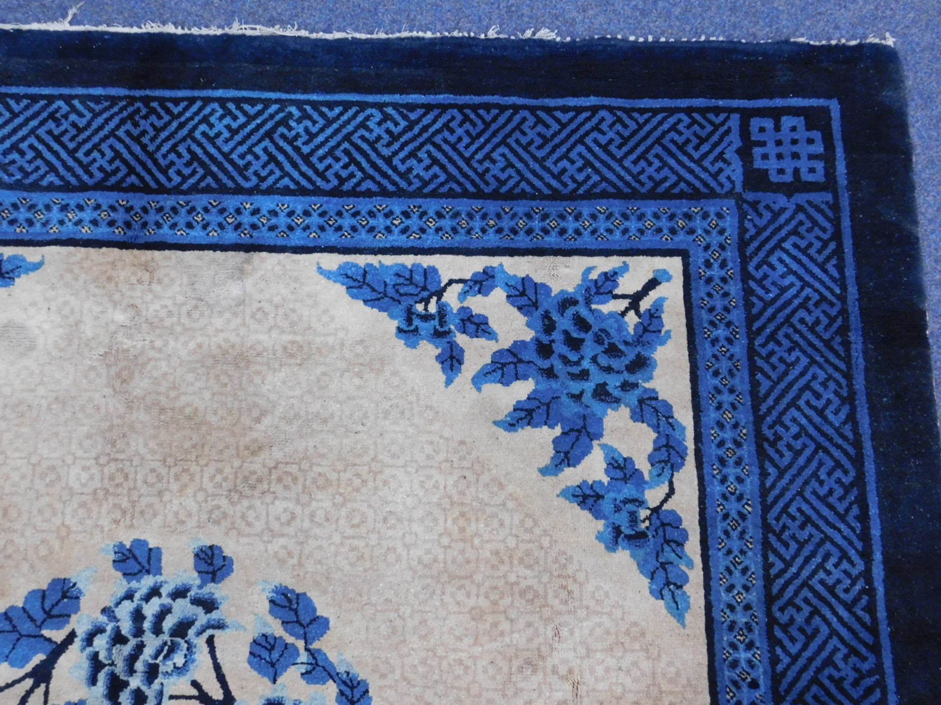 Pau-Tou China Teppich antik über 100 Jahre alt. - Bild 5 aus 10