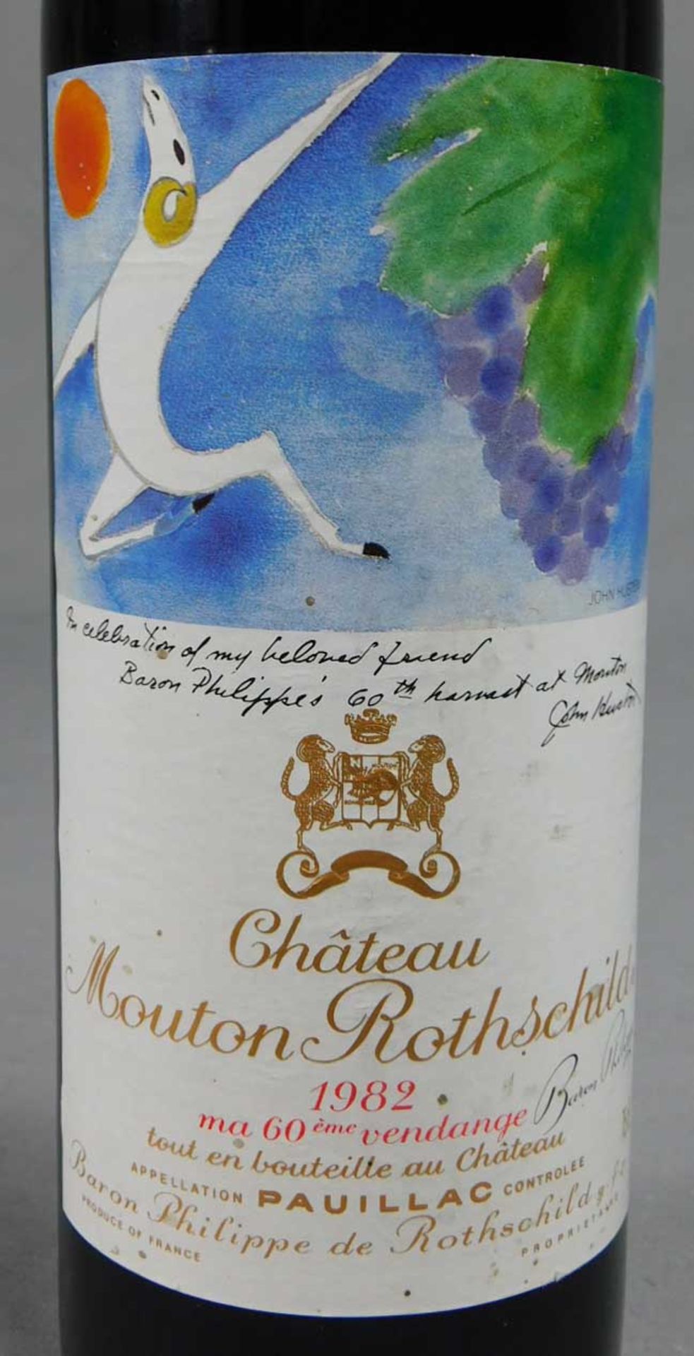 1982 Chateau Mouton Rothschild. 1 ganze Flasche. - Image 4 of 6