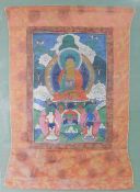 Thangka. Buddha. Cakyamuni?