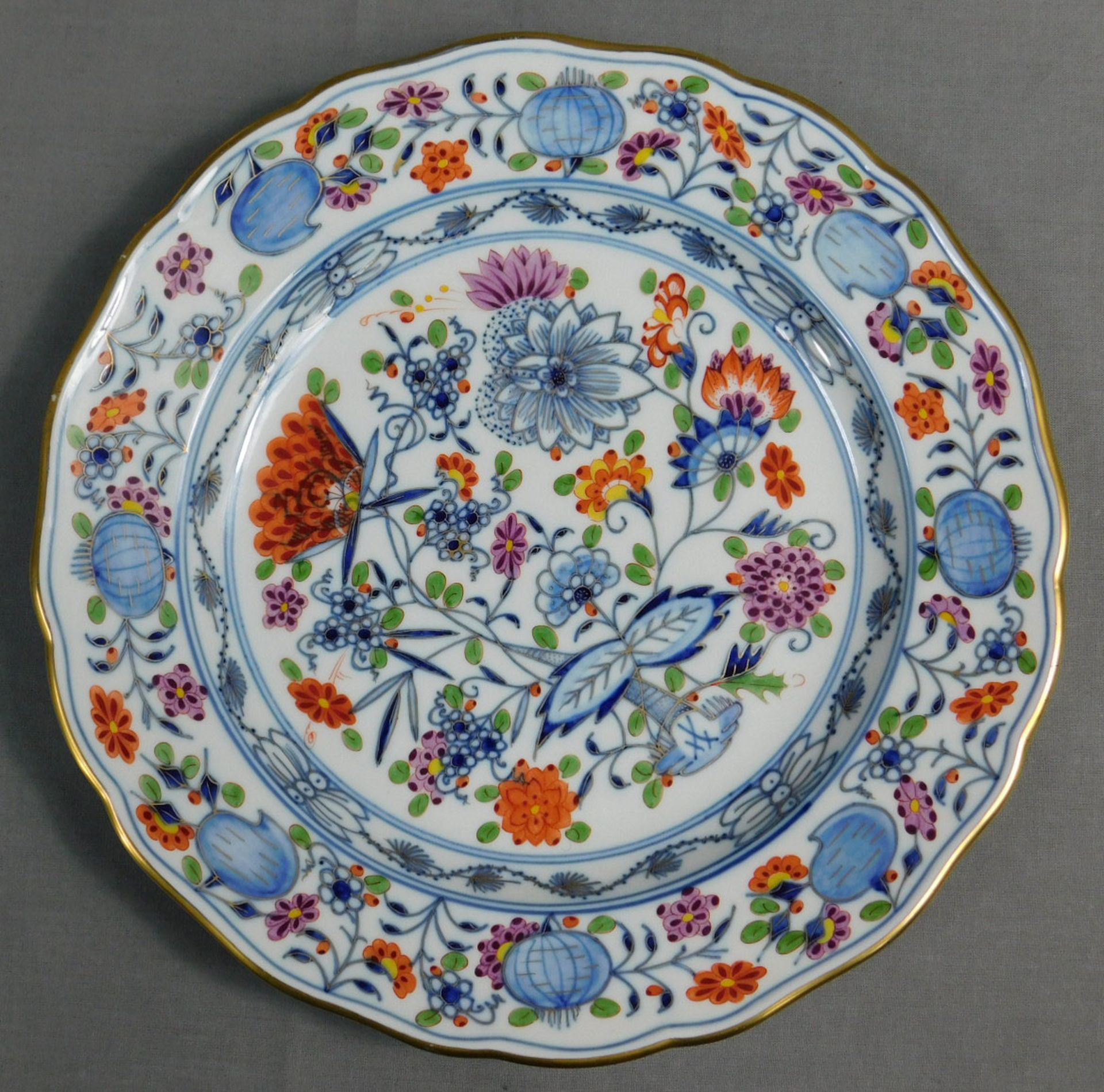 3 Teile Meissen Porzellan. Bis 25 cm. - Image 2 of 8