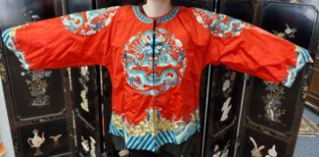 "Imperiale" Drachenrobe. Jacke. Wohl China antik.