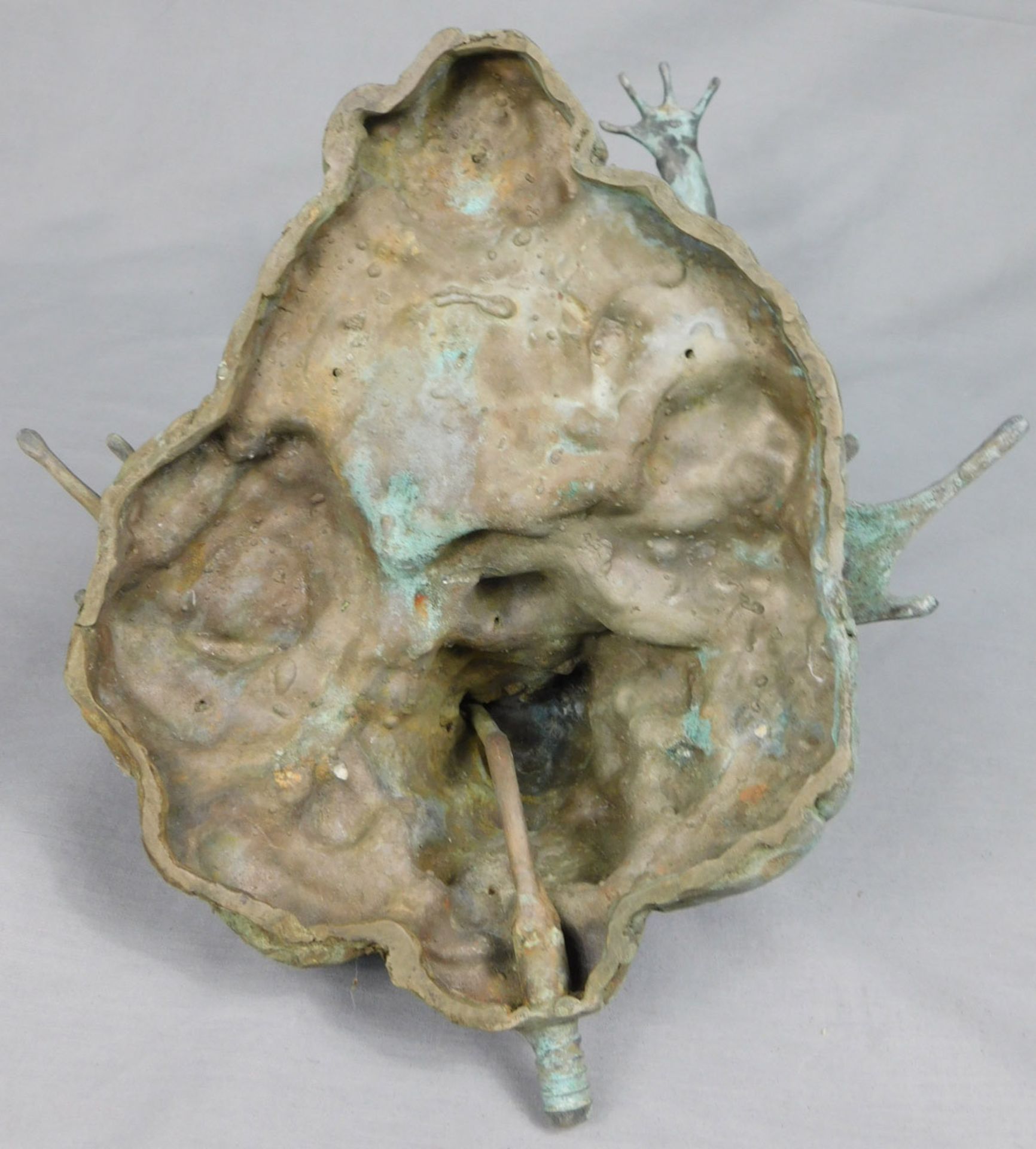 Leonardo ROSSI (XX). Frosch als Wasserspeier, Bronze. - Bild 13 aus 13